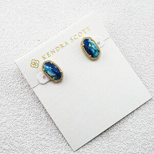 Kendra Scott Blue Mixed Cubic Zirconia Stud Earrings